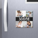 Cute I KÄRLEK DU MAMMA Mors dag Photo Magnet<br><div class="desc">Cute I Kärlek You Mamma Mors dag Photo Magnets innehåller fyra av dina favoritfoton med texten "I kärlek you Mamma" i modern vit typografi. Designad av ©Evco Studio www.zazzle.com/store/evcostudio</div>
