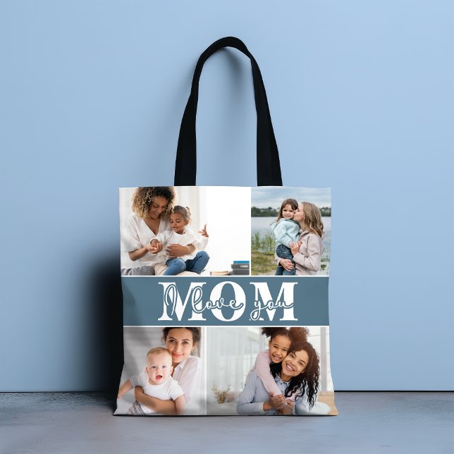 Cute I KÄRLEK DU MAMMA Mors dag Photo Tygkasse (Skapare uppladdad)