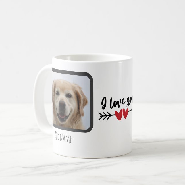 Cute I kärlek illustrerar du två foto med namn Kaffemugg (Framsida vänster)