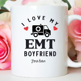 Cute I Kärlek Min EMT Boykompis Kaffemugg