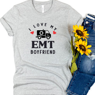 Cute I Kärlek Min EMT Boykompis T Shirt