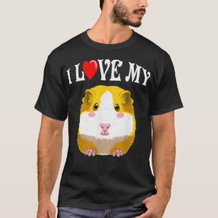 Cute I Kärlek Min Guinea Gris _1 T Shirt