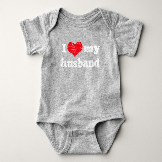 Cute I kärlek mitt make Linne Med Racerback (Framsida)