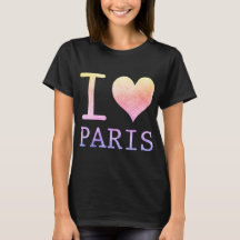 Cute I Kärlek Paris T-skjorta