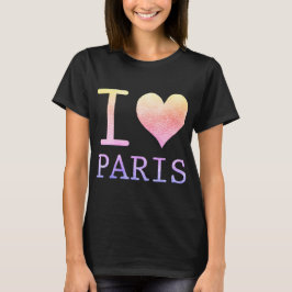 Cute I Kärlek Paris T-skjorta T Shirt