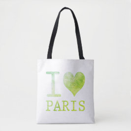 Cute I Kärlek Paris Tote Bag Tygkasse