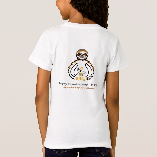 Cute I kärlek SLOTHS - Djurälskare - Natur T Shirt (Baksida)