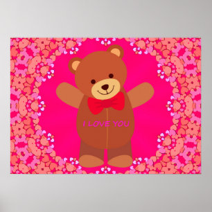 Cute I Kärlek som du Poster Pappert (blank)