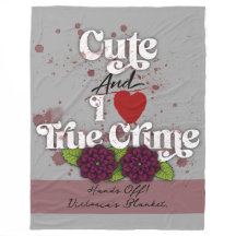 Cute & I ❤️ True Crime!–Black Dahlia Flower–Name