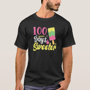 Cute Ice Cream 100-dagarsdag för skollärare Boy Gi T Shirt