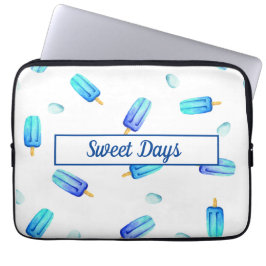 Cute Ice Cream Birthday School Laptop sleeve