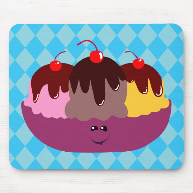 Cute Ice Cream Bowl Musmatta (Framsidan)
