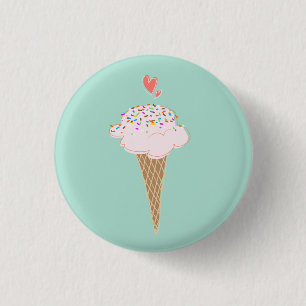 Cute Ice Cream Cone Knapp