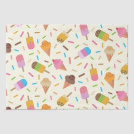 Cute Ice Cream cones and Popsicles Mönster