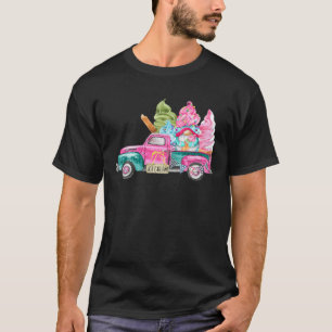 Cute Ice-Cream Gnomes Lastbil Funny Summer Älskare T Shirt