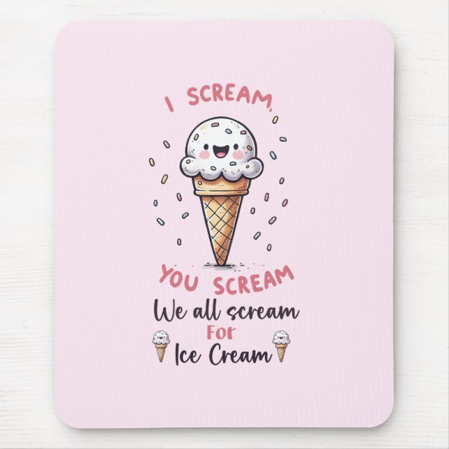 Cute Ice Cream Pun Musmatta (Framsidan)