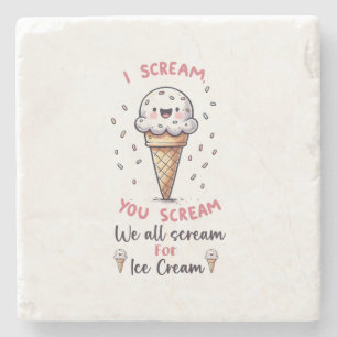 Cute Ice Cream Pun Stenunderlägg