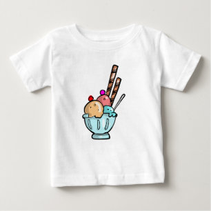 Cute Ice Cream Sweets Kids Småbarn jul T Shirt