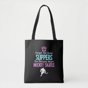 Cute Ice Hockey Girls Gift Women Quote Tygkasse