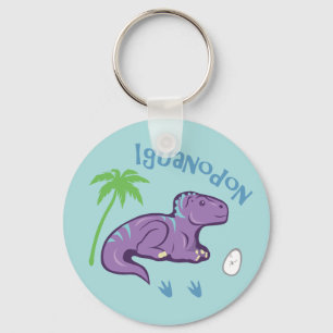 Cute Iguanodon Nyckelring