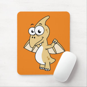 Cute Illustration av en pterodactyl. 2 Musmatta