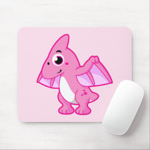 Cute Illustration av en pterodactyl. Musmatta