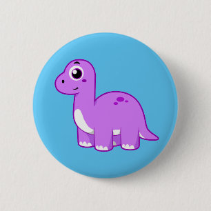 Cute Illustration of a Brontosaurus Dinosaur. Knapp