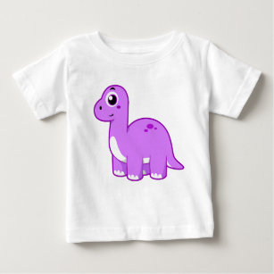 Cute Illustration of a Brontosaurus Dinosaur. T Shirt