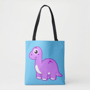 Cute Illustration of a Brontosaurus Dinosaur. Tygkasse