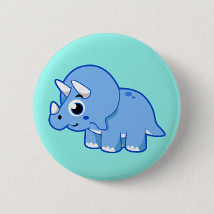 Cute Illustration of a Triceratops Dinosaur. Knapp