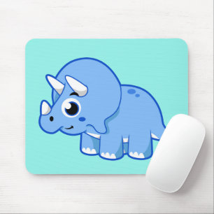 Cute Illustration of a Triceratops Dinosaur. Musmatta