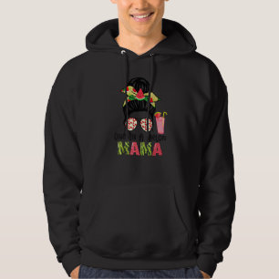 Cute in a Melon Mamma Messy Bun Watermelon (sommar Hoodie