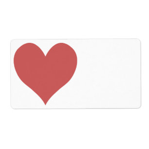 Cute Indian Red Heart Fraktsedel