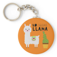 Cute Inga drama llama succulents cactus orange