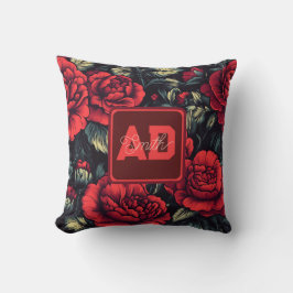 Cute Initial Ro Family Pillow Kudde