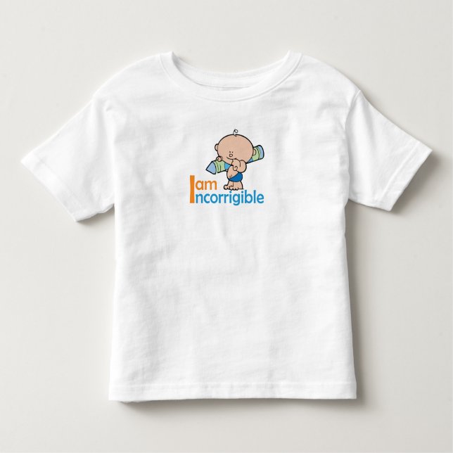 Cute inkorrigerbar T för pojkar T Shirt (Framsida)