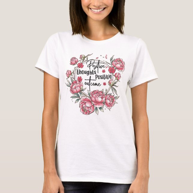 Cute inspiration-positiva tankar t-shirt (Framsida)