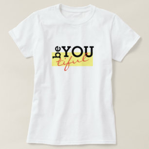 Cute Inspirational BE you hipster T-shirt Design