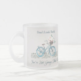 Cute Inspirational Frosted Glass Mugg