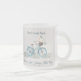 Cute Inspirational Frosted Glass Mugg