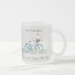 Cute Inspirational Frosted Glass Mugg