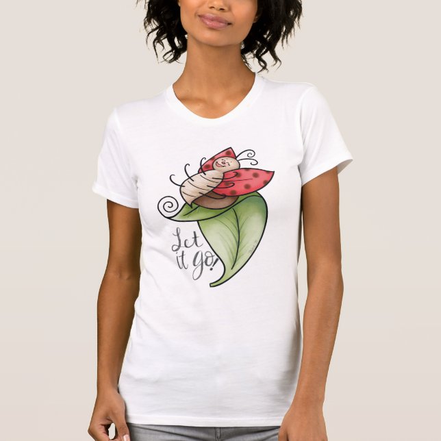 Cute Inspirational Women's T-Shirt (Framsida)