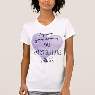 Cute inspirationcitattecken skapar minnen t shirt