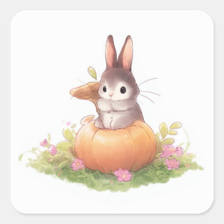 Cute Inspired Design Fyrkantigt Klistermärke