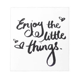 Cute-inspirerande positioneringsoffert anteckningsblock