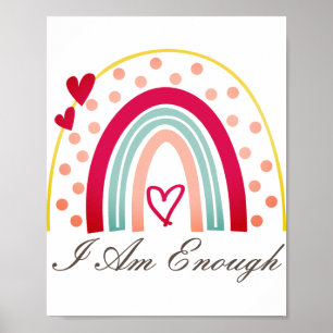 Cute Inspiring, jag är tillräckligt säker Poster