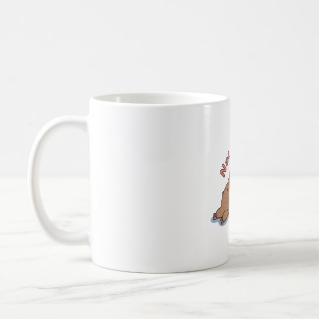 Cute, inte i dag, svängande långsamt kaffemugg (Vänster)