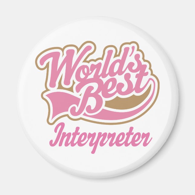 Cute Interpreter Magnet (Framsidan)