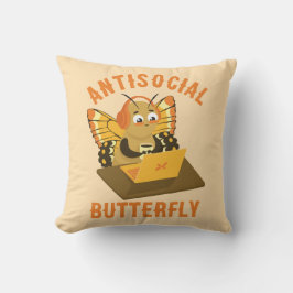Cute Introvert Aestthetic Antisocial Butterfly Kudde