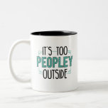 Cute Introvert Grandson Birthday Gag Två-Tonad Mugg<br><div class="desc">Cute och roligt invertera kaffe mugg för att få någon att le. Perfekt för morgonkaffe eller hett choklad på natten</div>